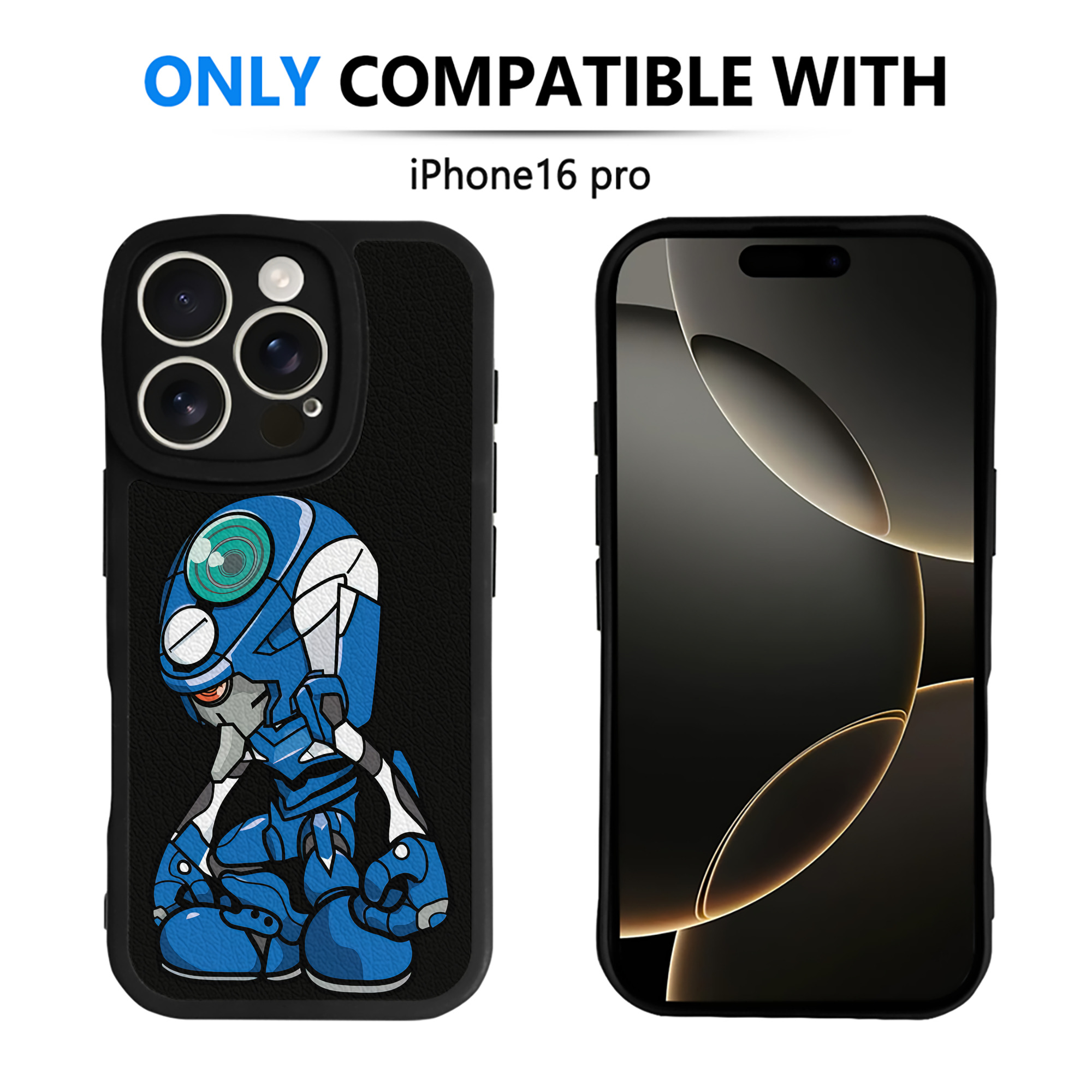 （画像用） EVA 新世紀エヴァンゲリオン 【iPhone 16シリーズ対応】シリコンスマホケース（レザー調） 材質：シリコン